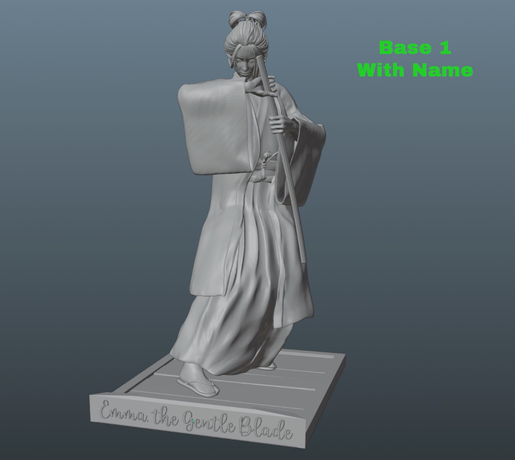 Sekiro Emma the Gentle Blade V2 3D print model_4