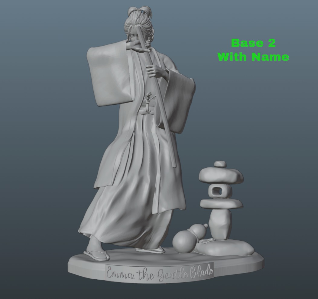 Sekiro Emma the Gentle Blade V2 3D print model_5