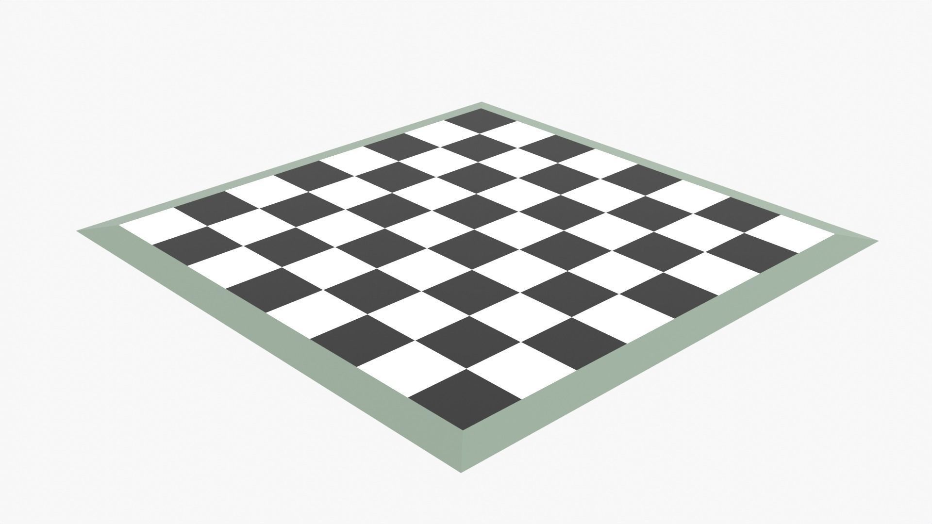 Complete Chess Set 3D model_31