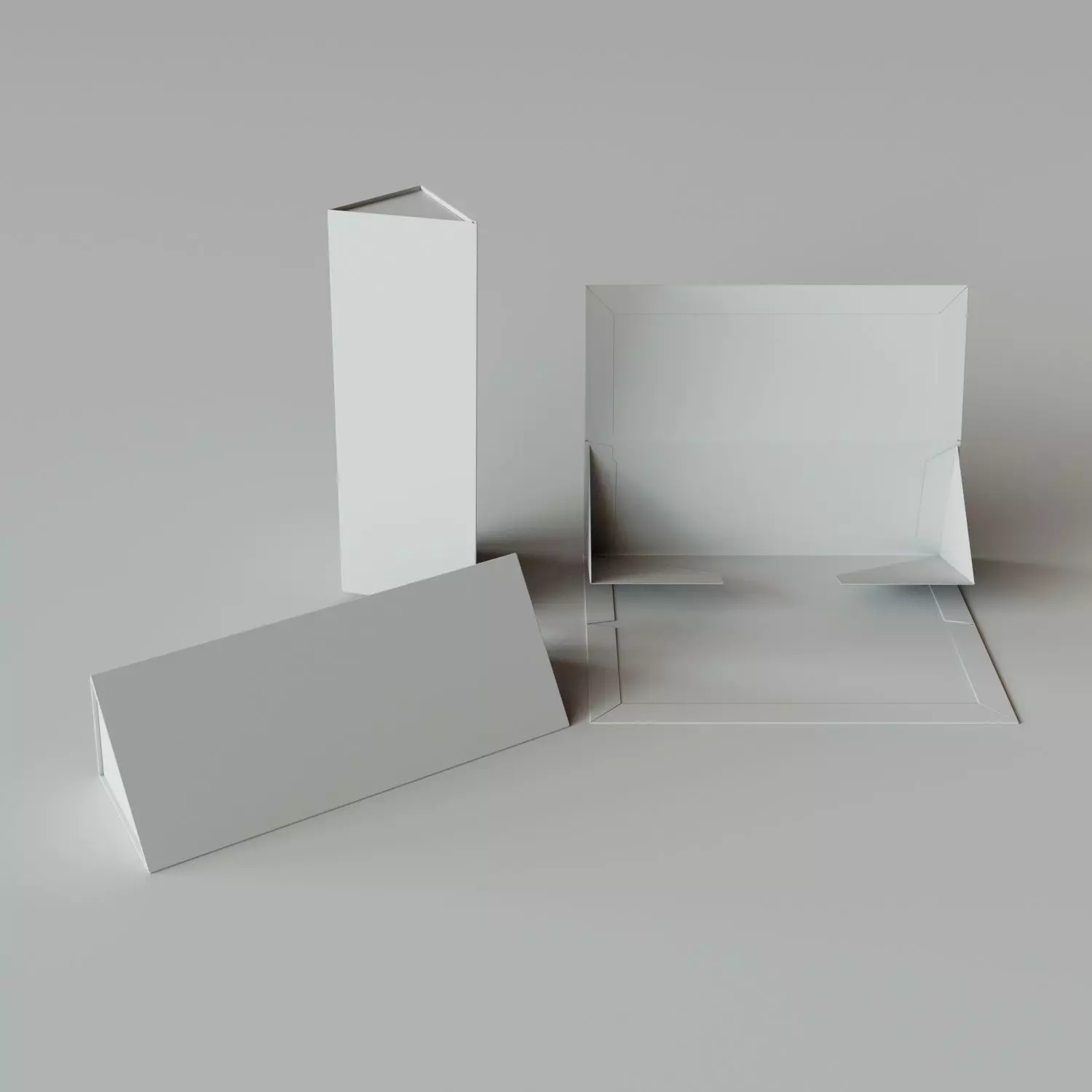 COLLAPSIBLE RIGED TRIANGLES BOX - Package 3D model 3D model_0