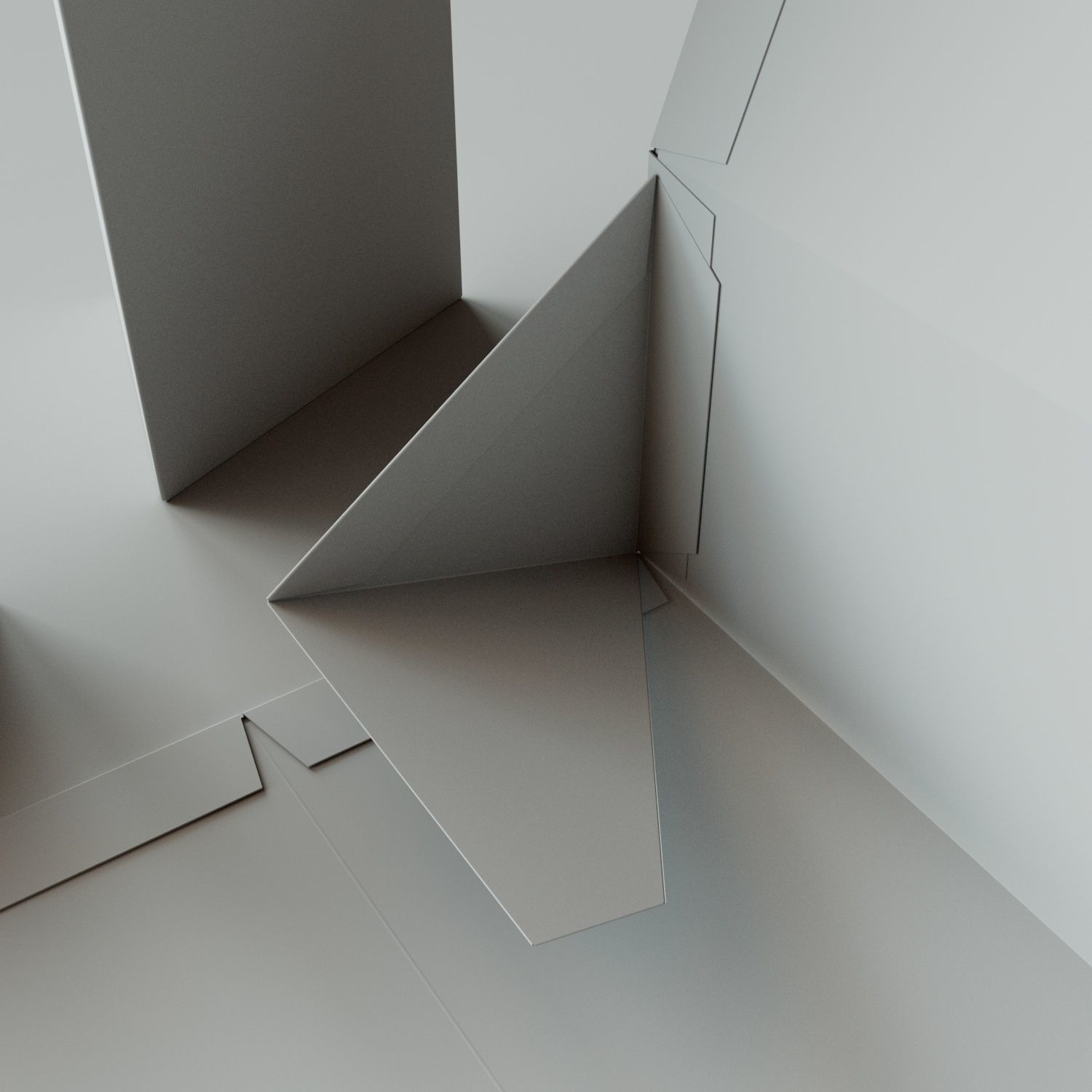 COLLAPSIBLE RIGED TRIANGLES BOX - Package 3D model 3D model_3