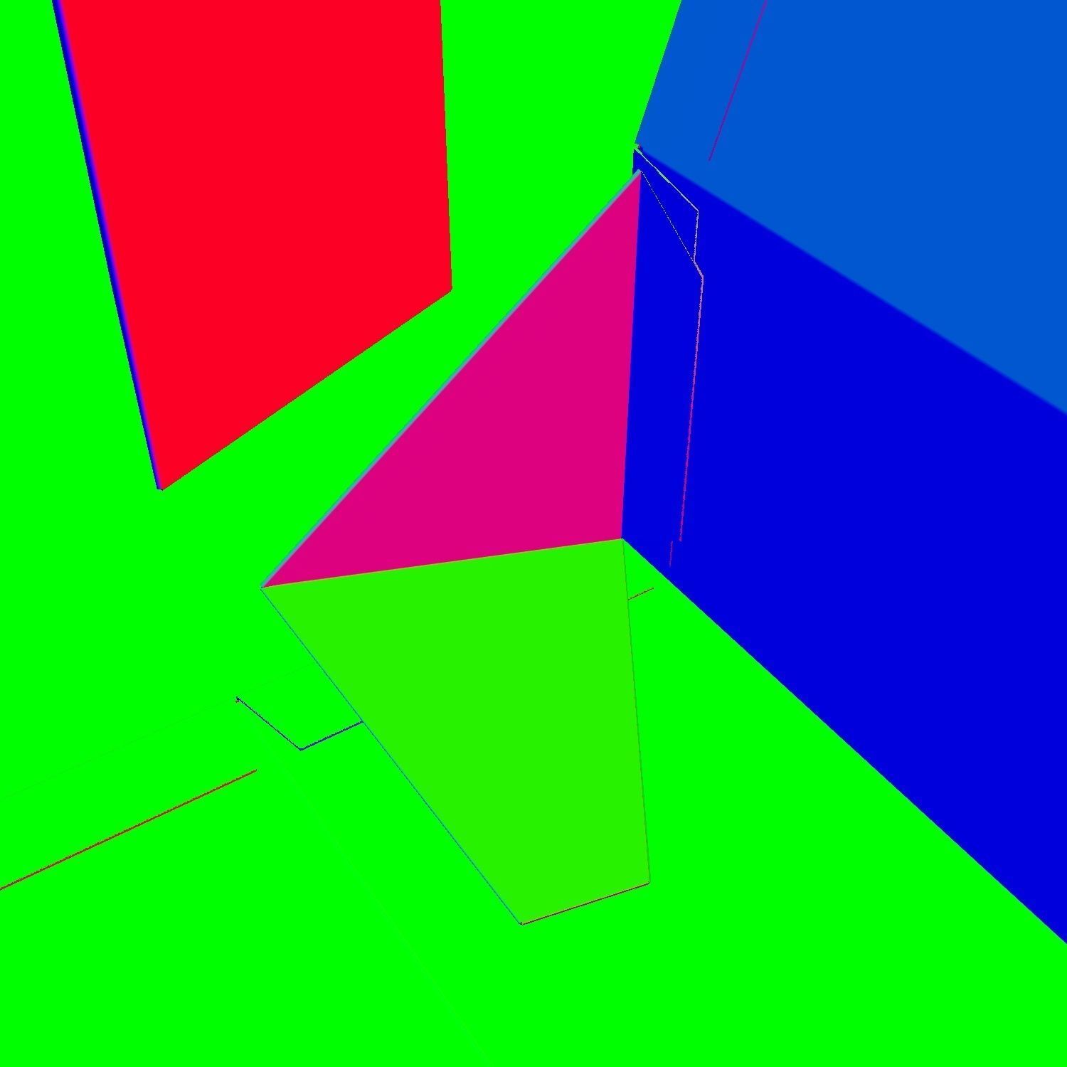 COLLAPSIBLE RIGED TRIANGLES BOX - Package 3D model 3D model_8