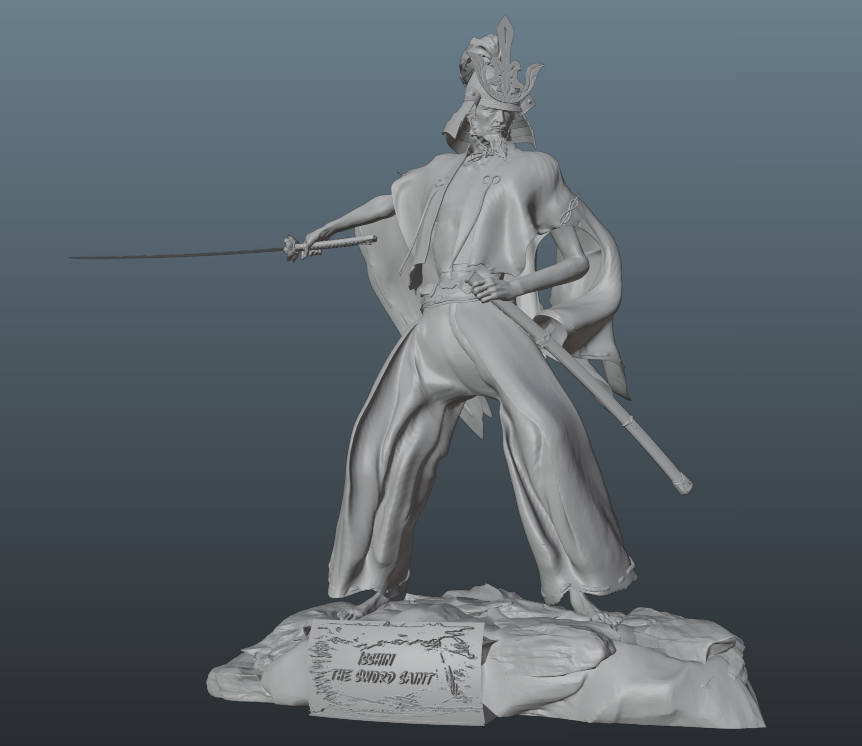 SEKIRO ISSHIN THE SWORD SAINT V3 FULLY UPDATED MODEL 3D print model_7