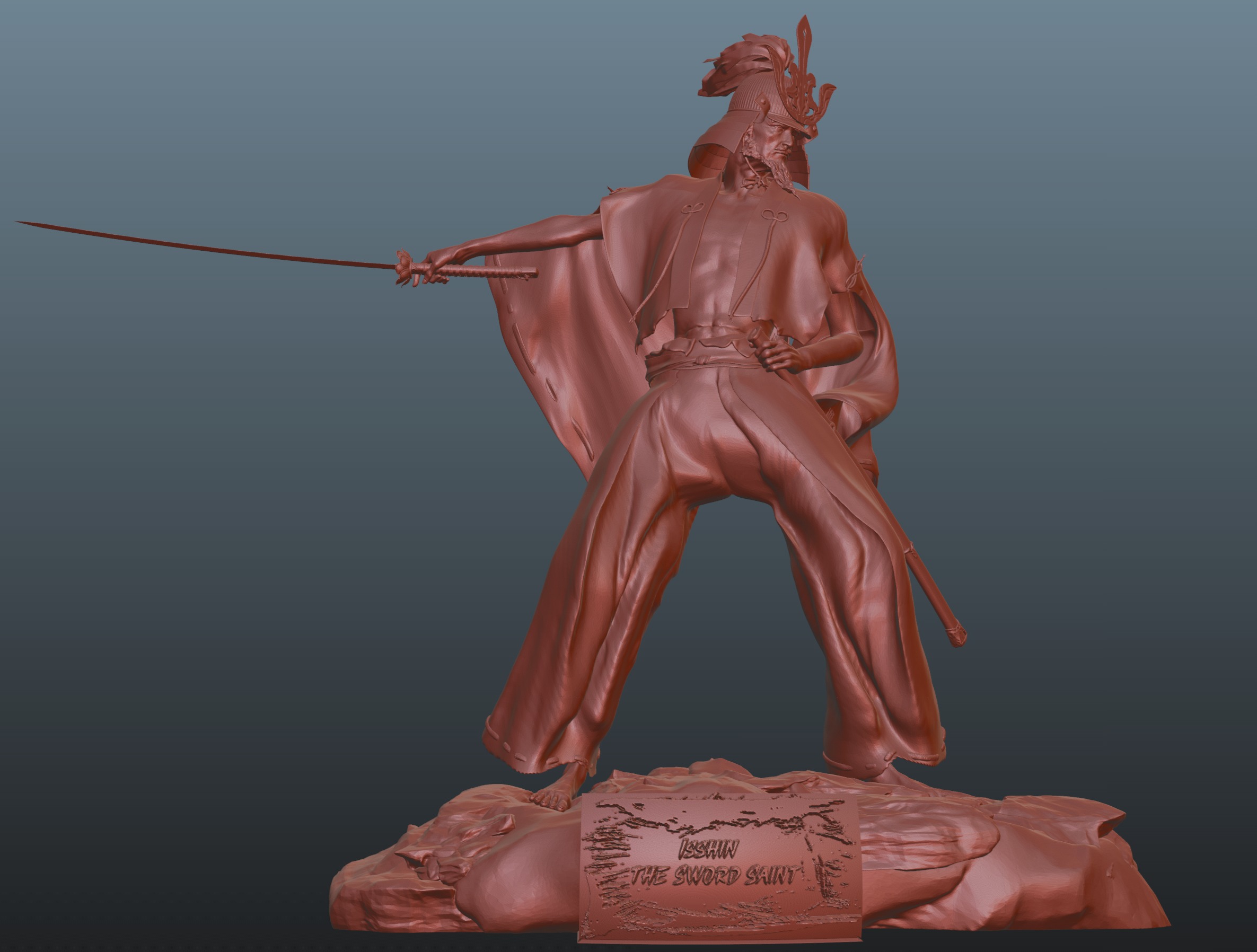 SEKIRO ISSHIN THE SWORD SAINT V3 FULLY UPDATED MODEL 3D print model_1