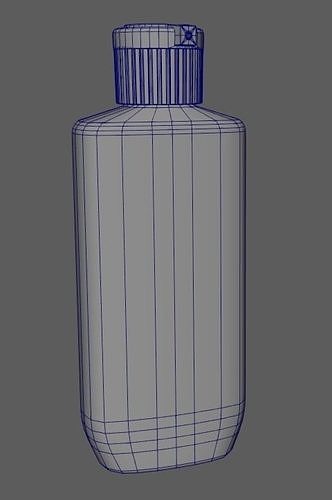 Gun Oil Low-poly 3D model 5