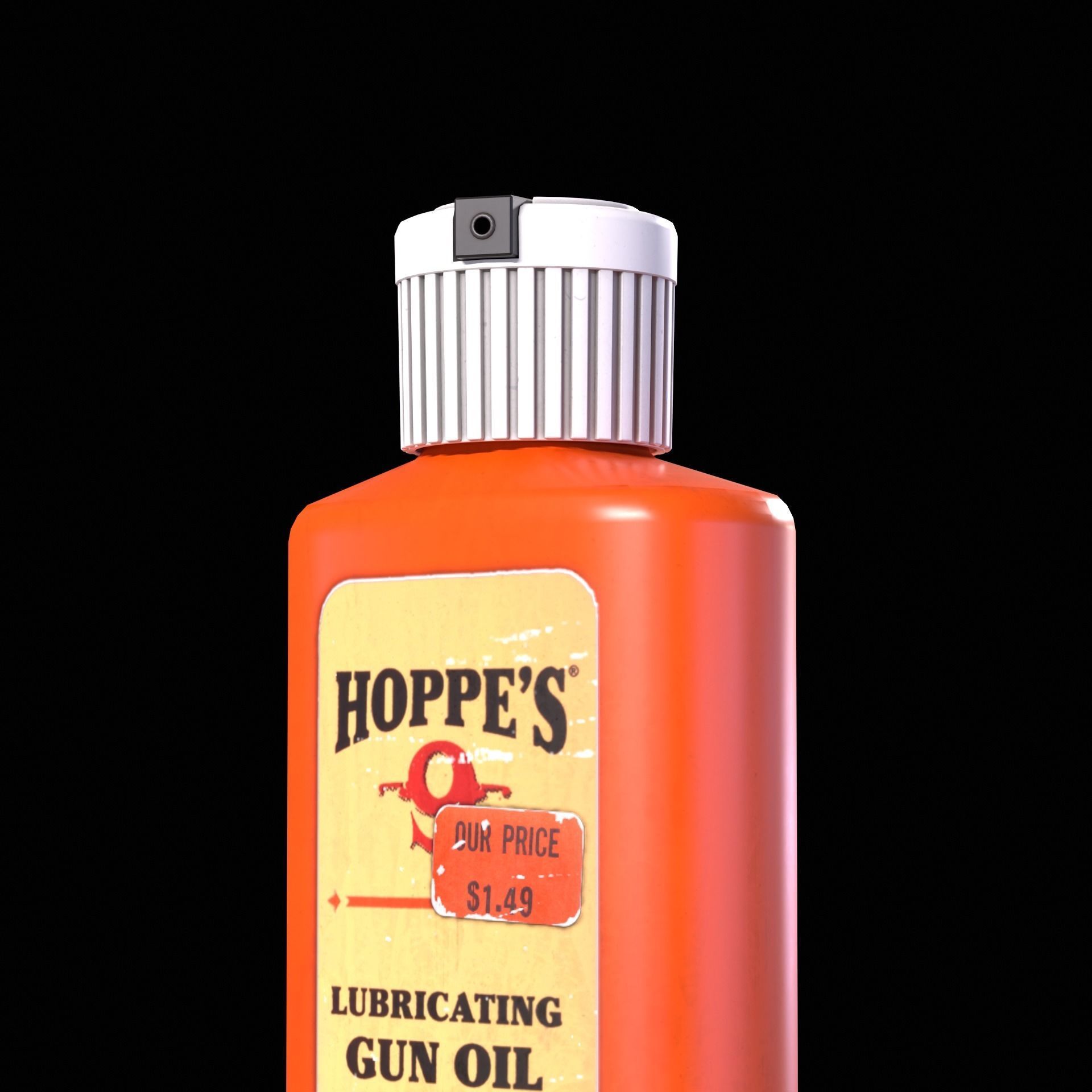 Gun Oil Low-poly 3D model_3