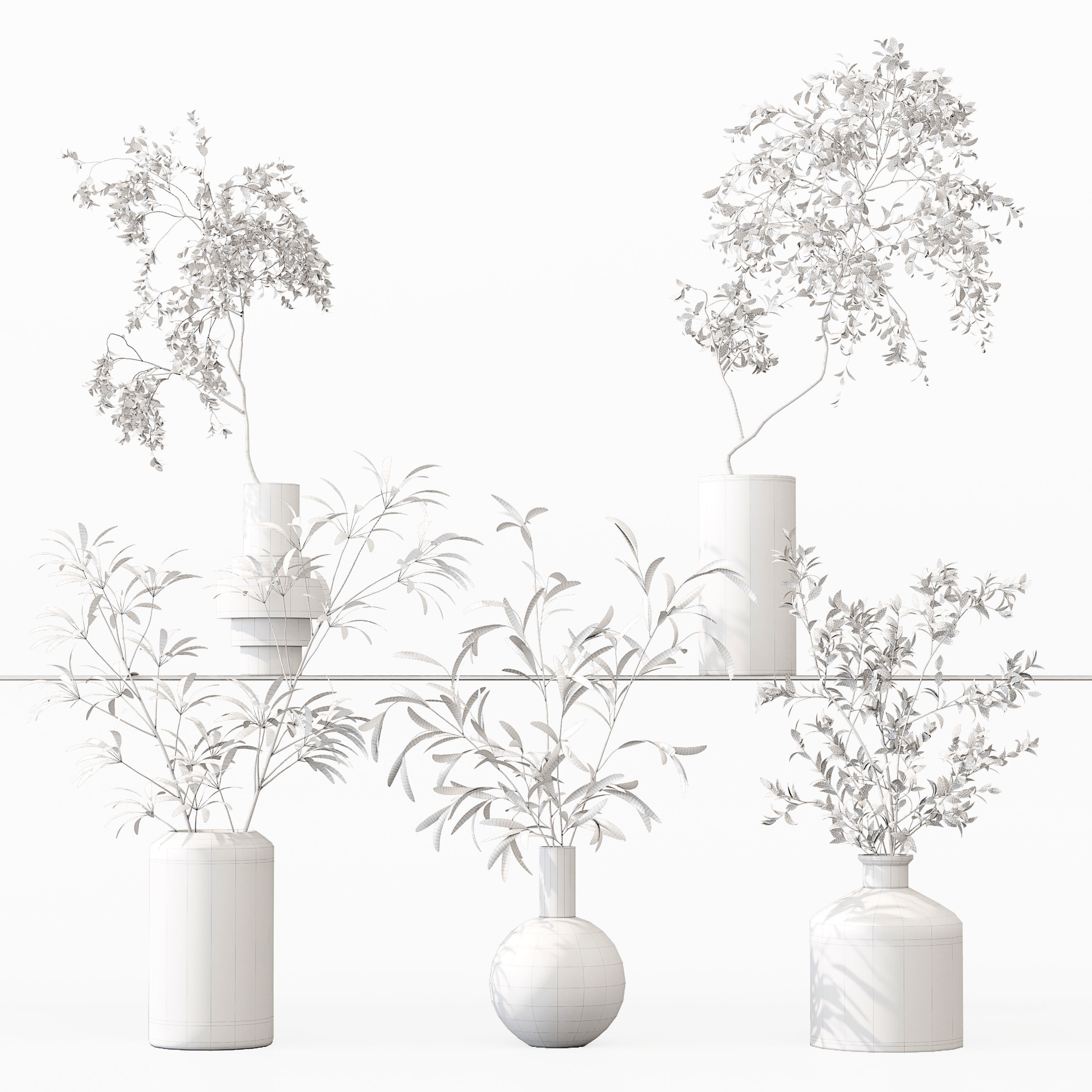 Collection Indoor Plants 017 3D model_11