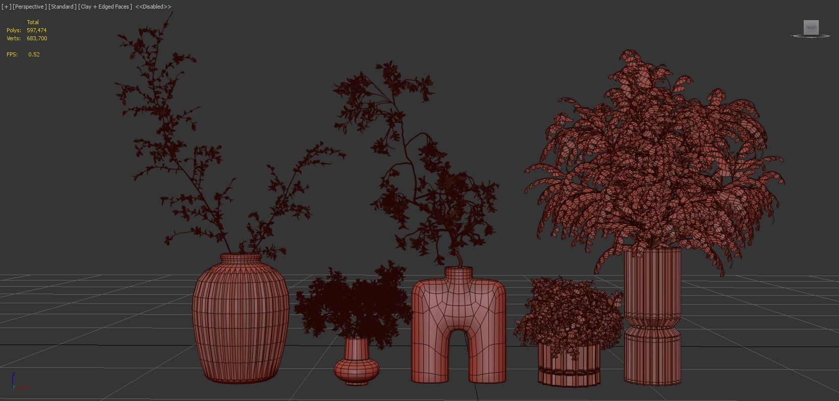 Collection Indoor Plants 019 3D model_10