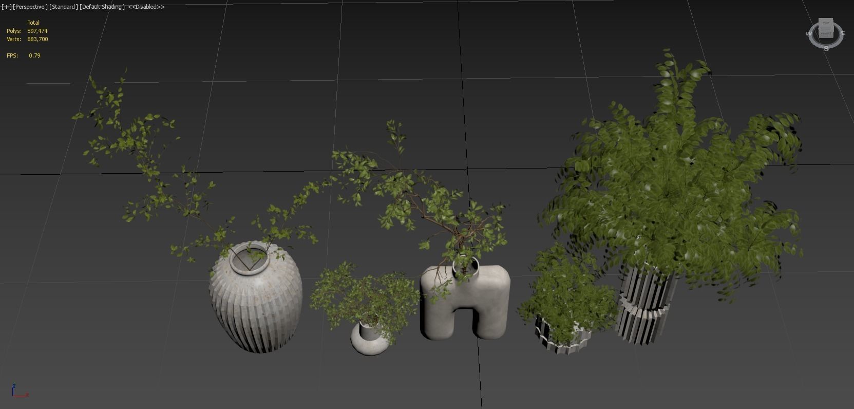 Collection Indoor Plants 019 3D model_9