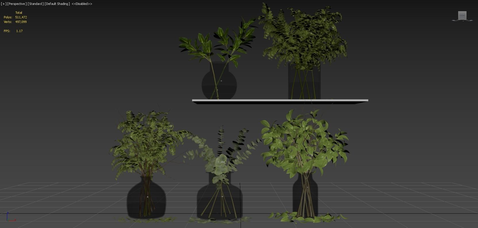 Collection Indoor Plants 020 3D model_7