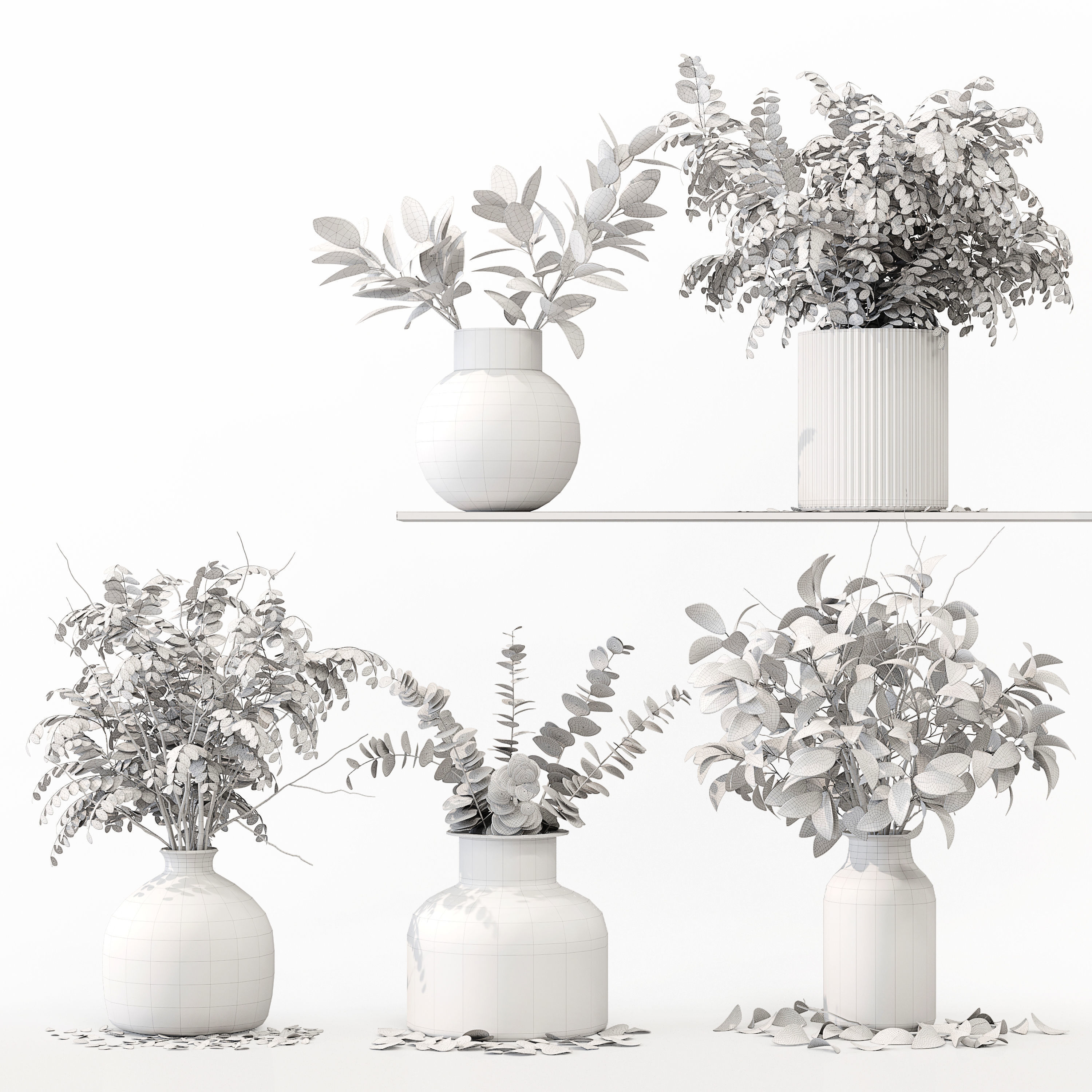 Collection Indoor Plants 020 3D model_6