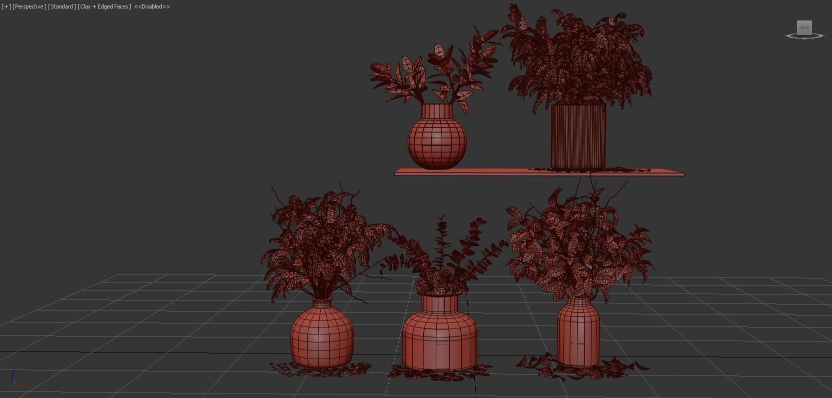 Collection Indoor Plants 020 3D model_12