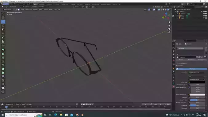 lentes pair of glasses 3D model