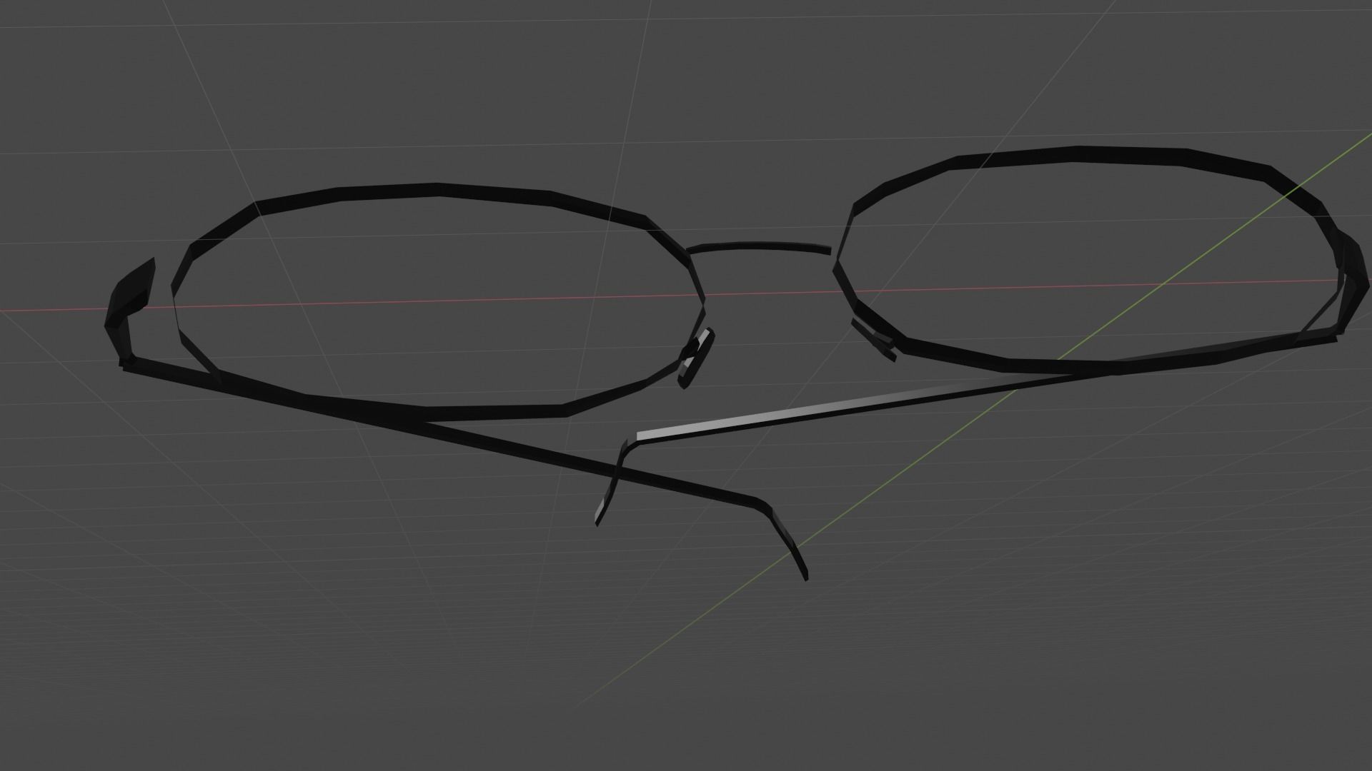 lentes pair of glasses 3D model_3