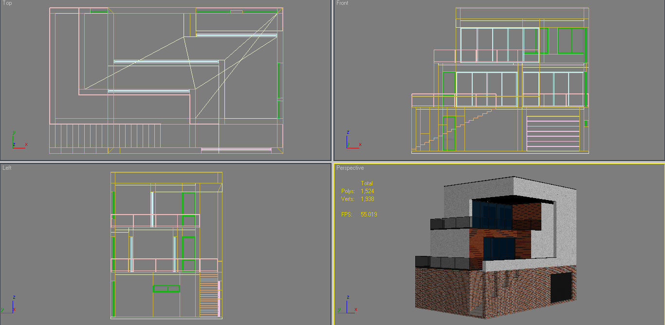 Modern House 19 3D model_17