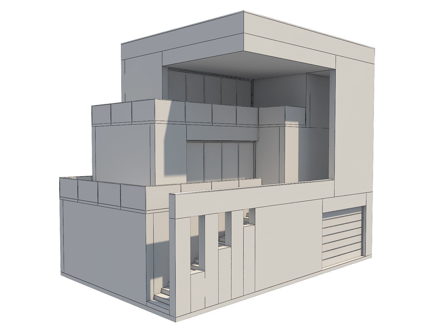 Modern House 19 3D model_18