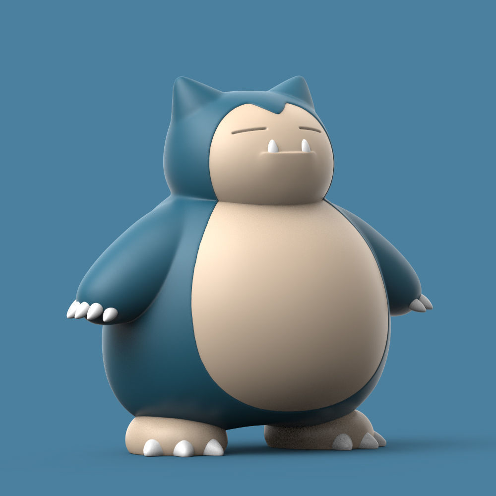 POKEMON - SNORLAX 3D print model_1