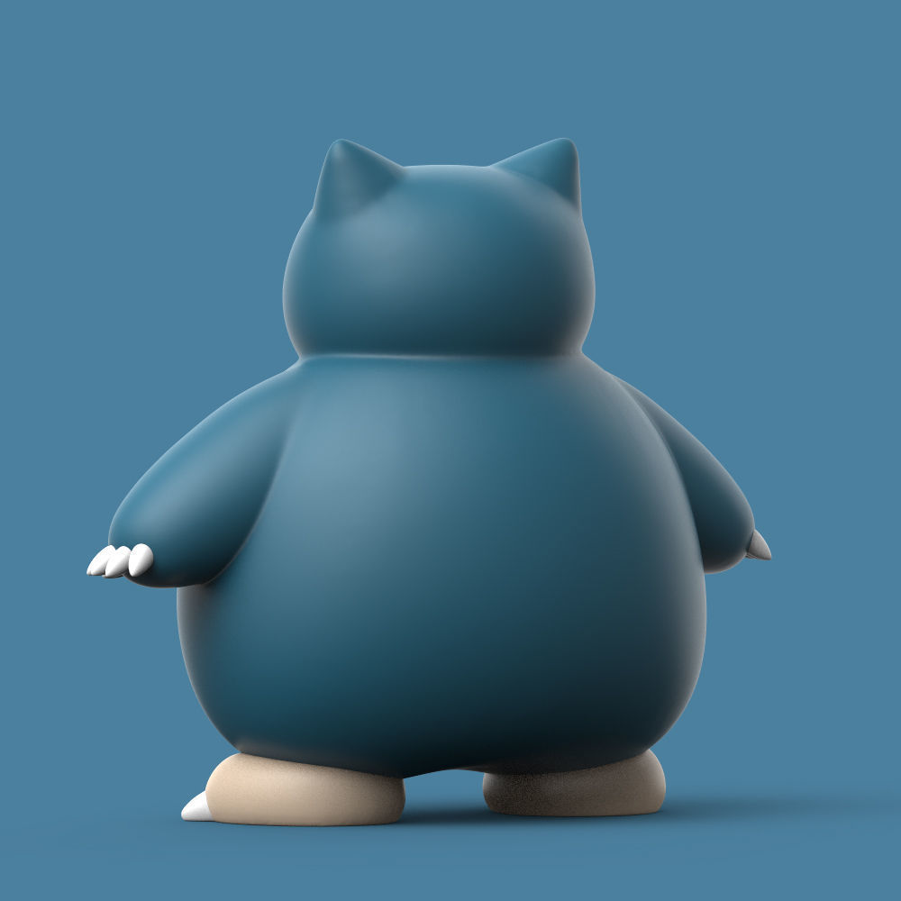 POKEMON - SNORLAX 3D print model_2