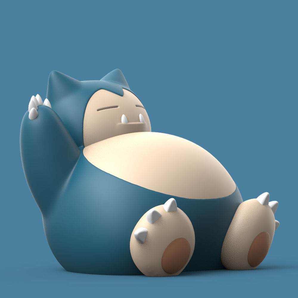 POKEMON - SNORLAX 3D print model_1