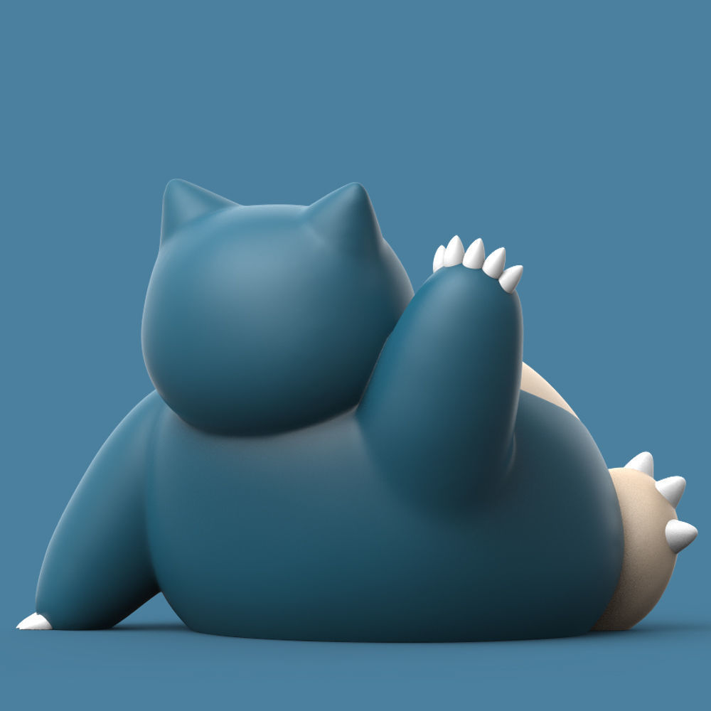 POKEMON - SNORLAX 3D print model_2