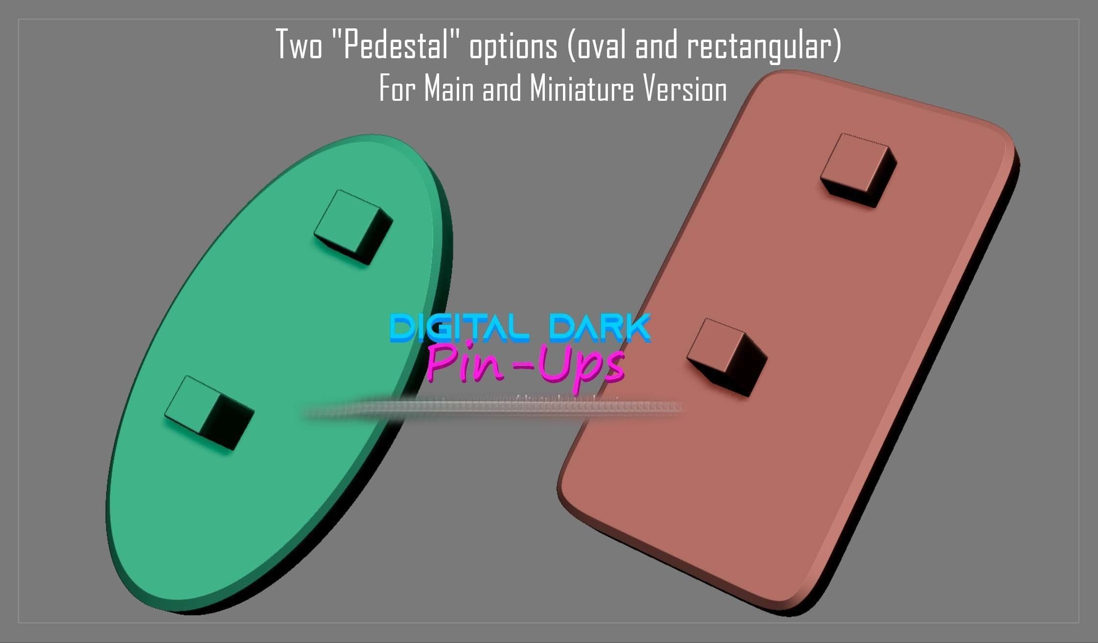 Fairy with NSFW version and Miniatures version 100mm 3D print model_16