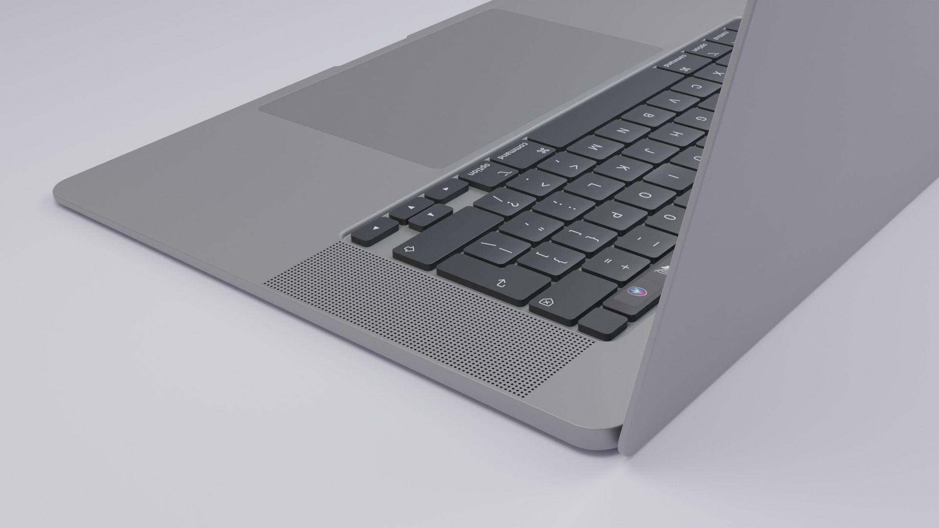 3D Apple MacBook Pro 16-inch model Low-poly 3D model_9