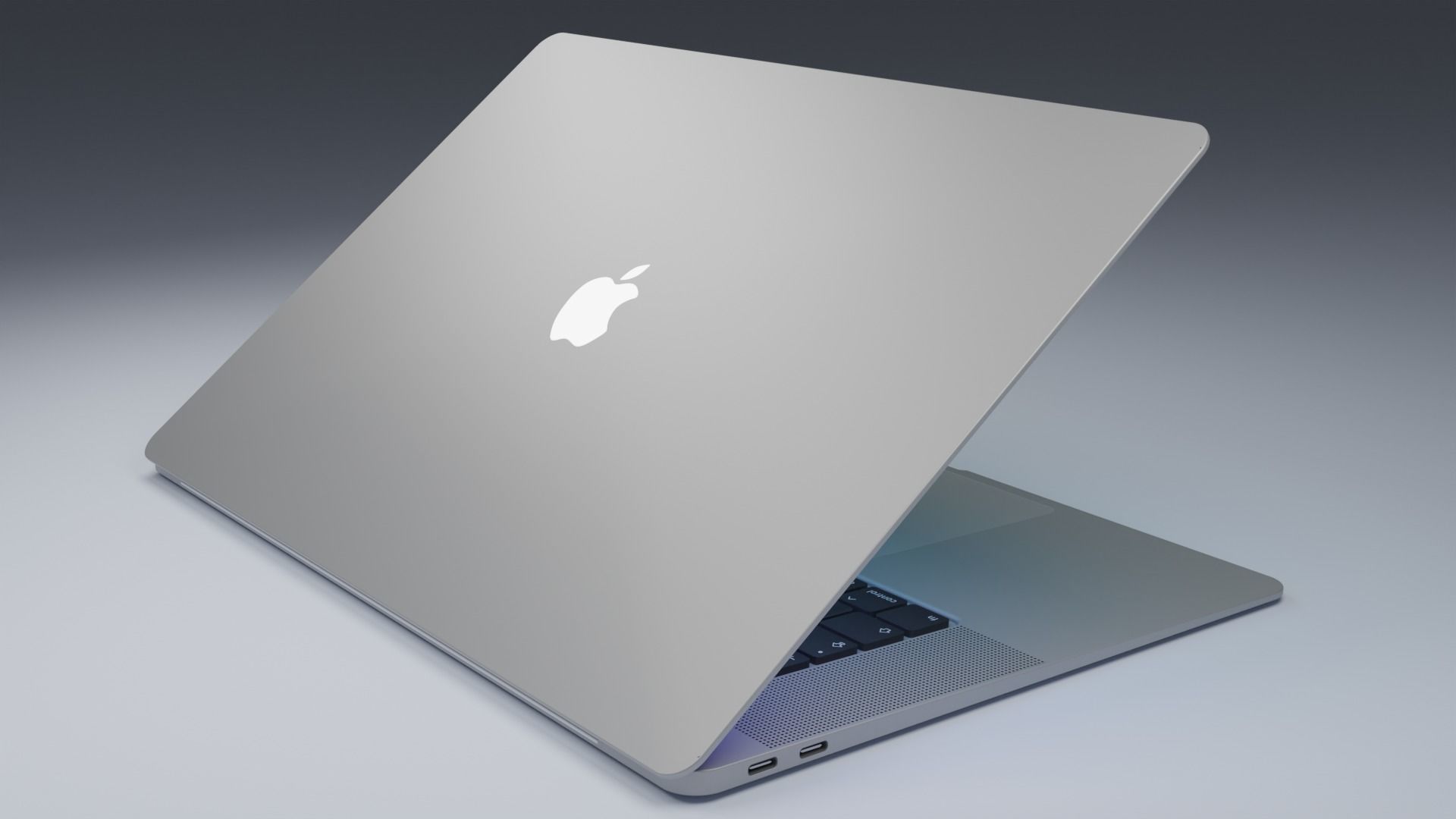3D Apple MacBook Pro 16-inch model Low-poly 3D model_5