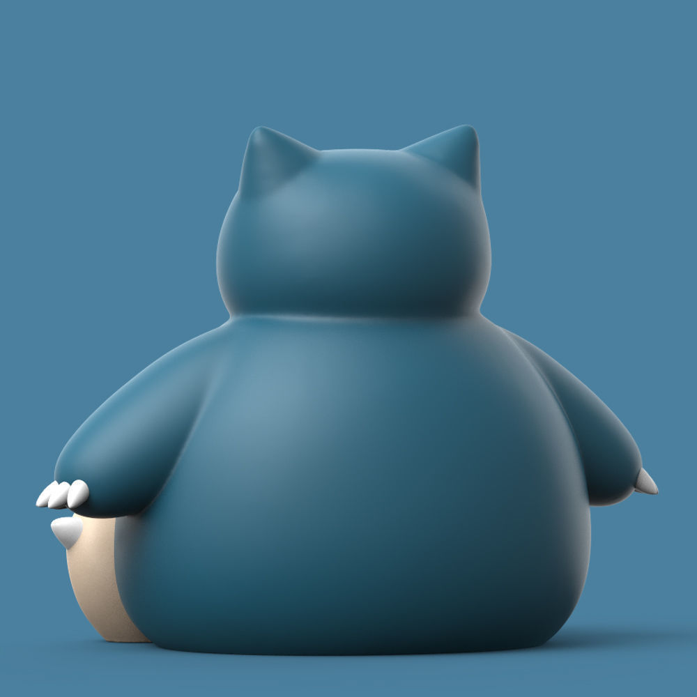 POKEMON - SNORLAX 3D print model_2