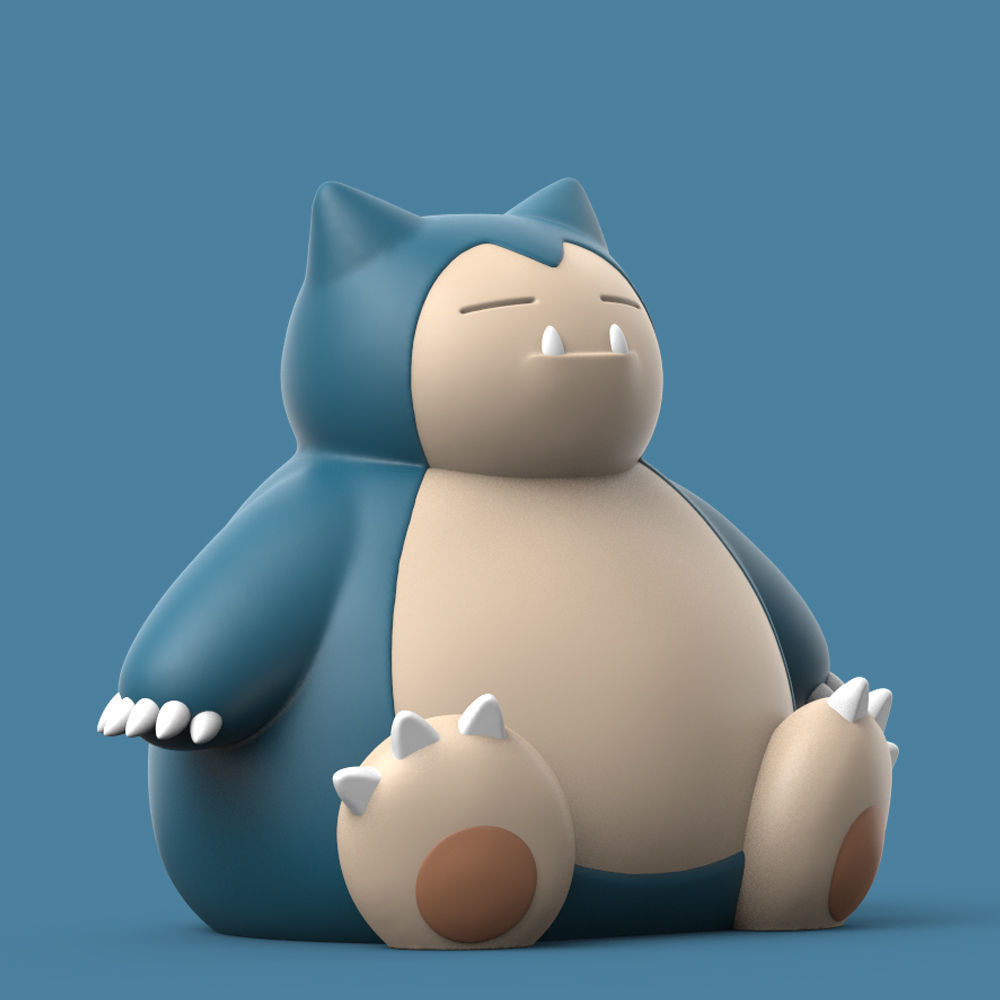 POKEMON - SNORLAX 3D print model_1