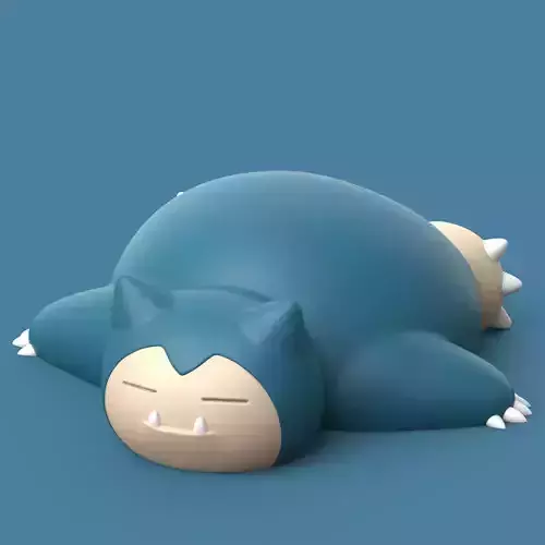 POKEMON - SNORLAX SLEEPING 3D print model
