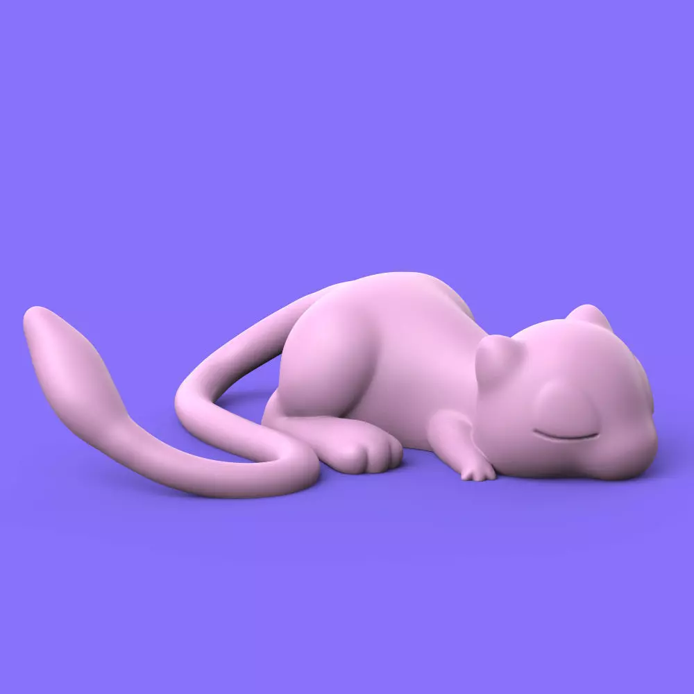 POKEMON - MEW SLEEPING 3D print model