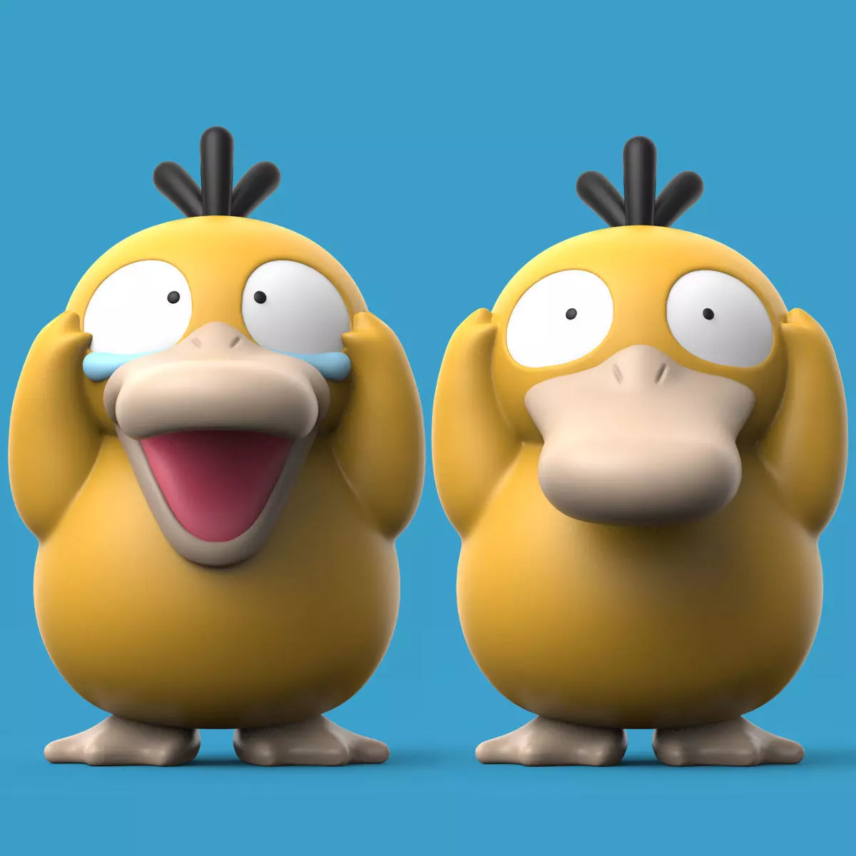 POKEMON - PSYDUCK PACK 3D print model_0