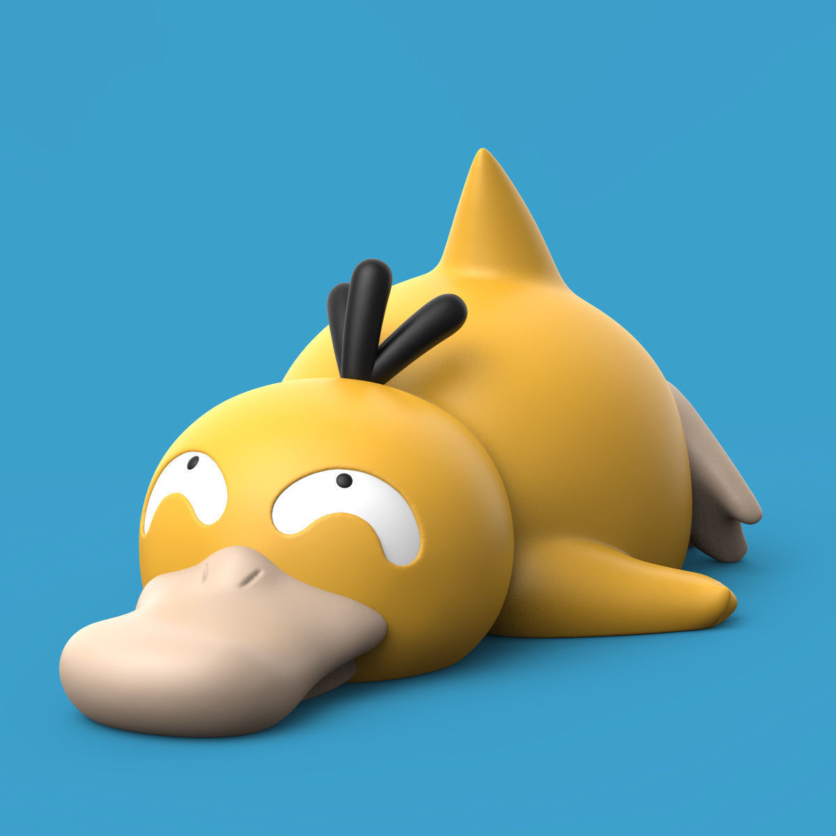POKEMON - PSYDUCK SLEEPING PACK 3D print model_4