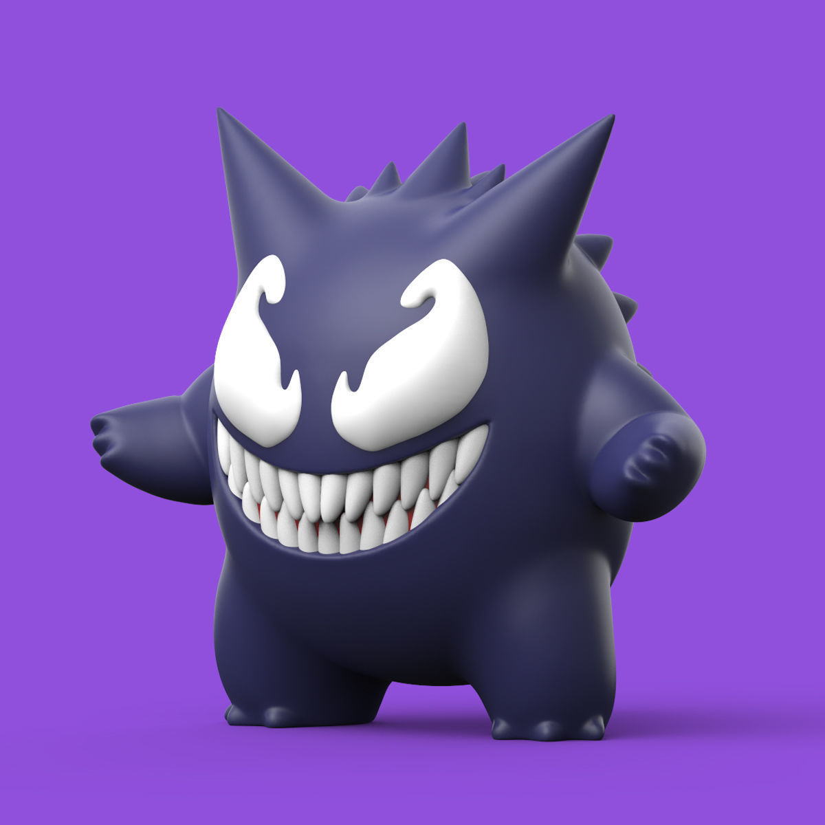 POKEMON - VENOM x GENGAR PACK 3D print model_5