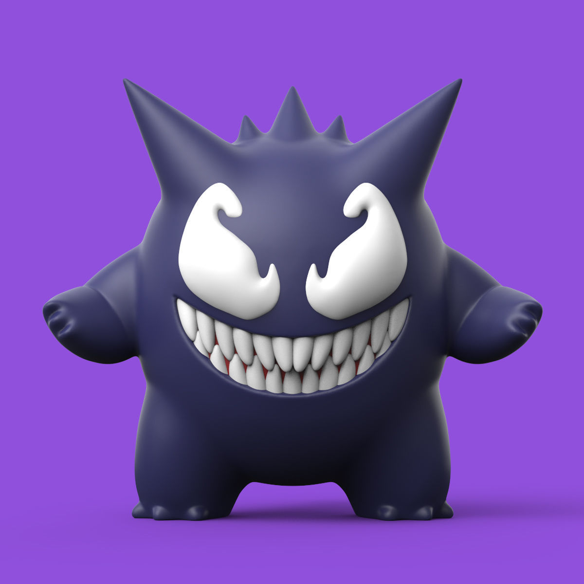 POKEMON - VENOM x GENGAR PACK 3D print model_4