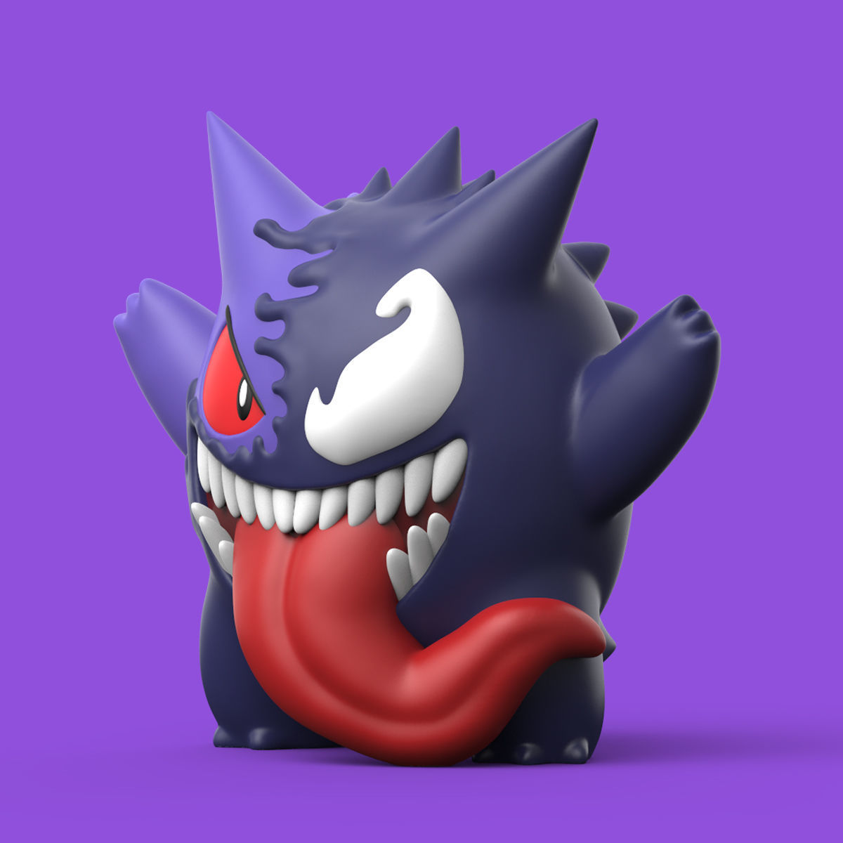 POKEMON - VENOM x GENGAR PACK 3D print model_2