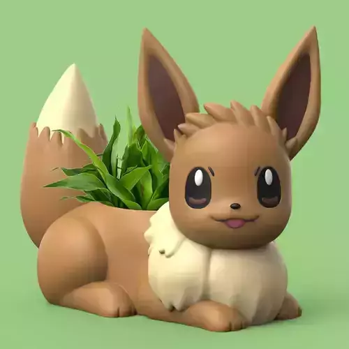 POKEMON - EEVEE PLANTER 3D print model
