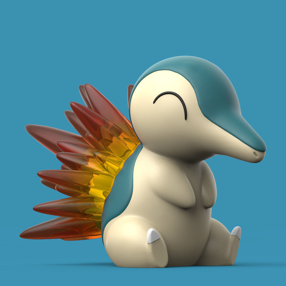 POKEMON - CYNDAQUIL 3D print model_1