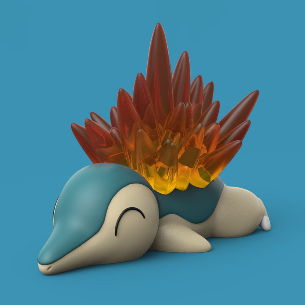 POKEMON - CYNDAQUIL 3D print model_1