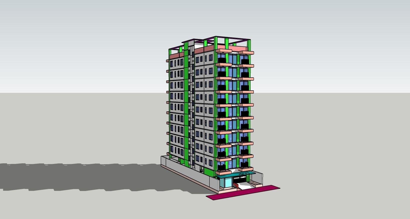 Apartment 01 3D model_4