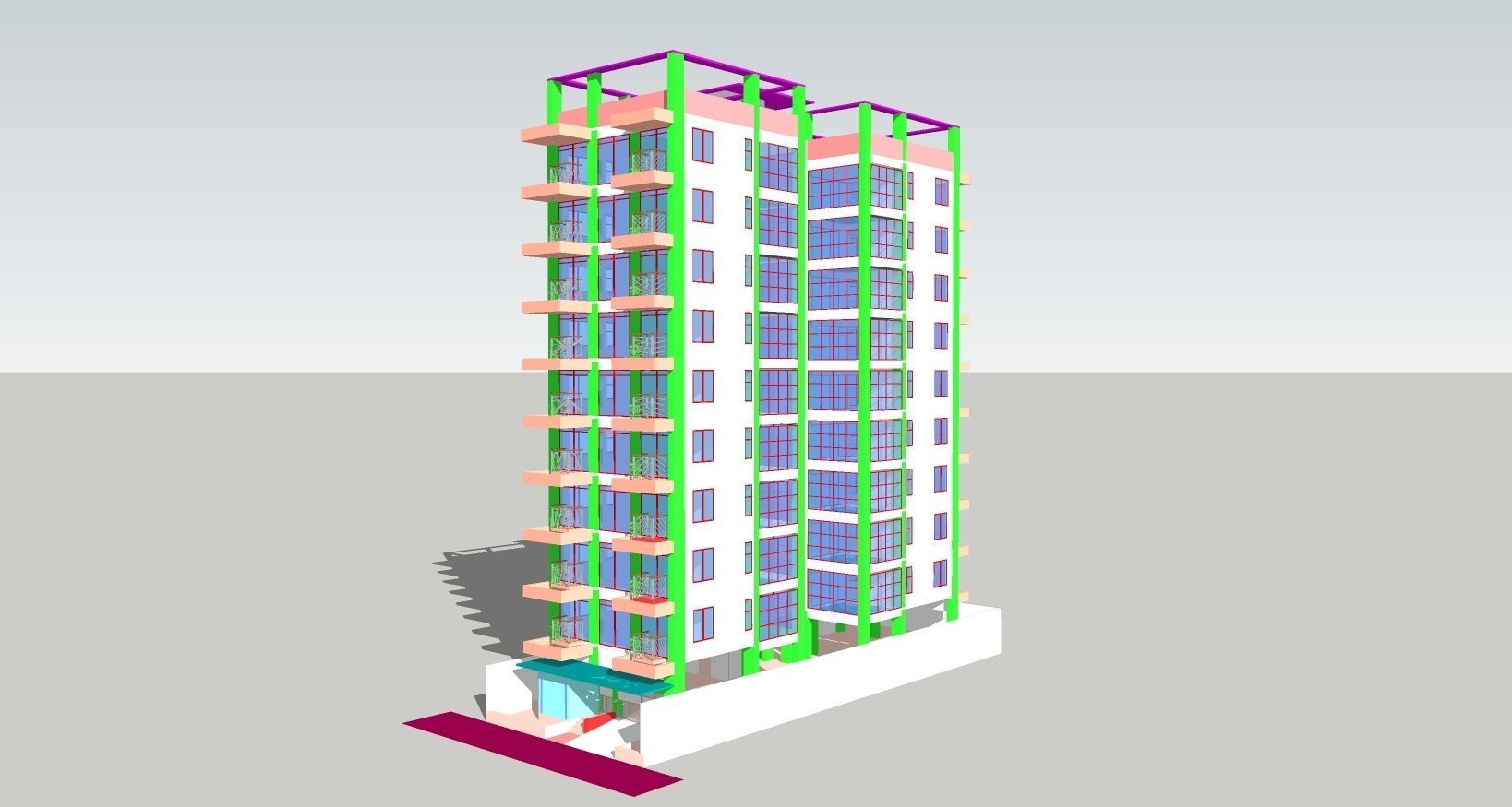 Apartment 01 3D model_3