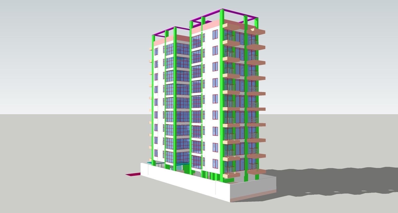 Apartment 01 3D model_2