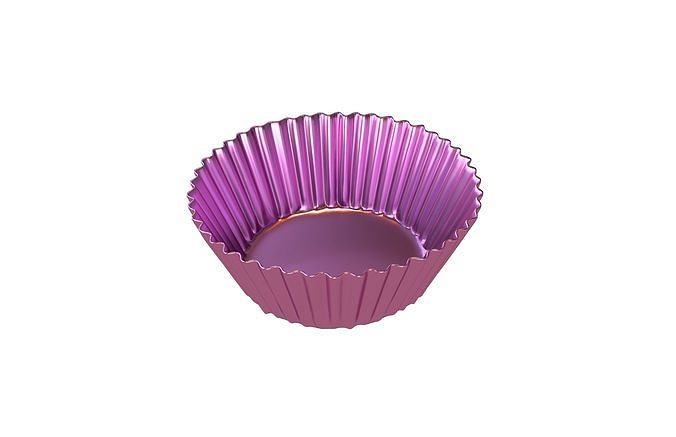 Cupcake Case v1 012 Low-poly 3D model 4
