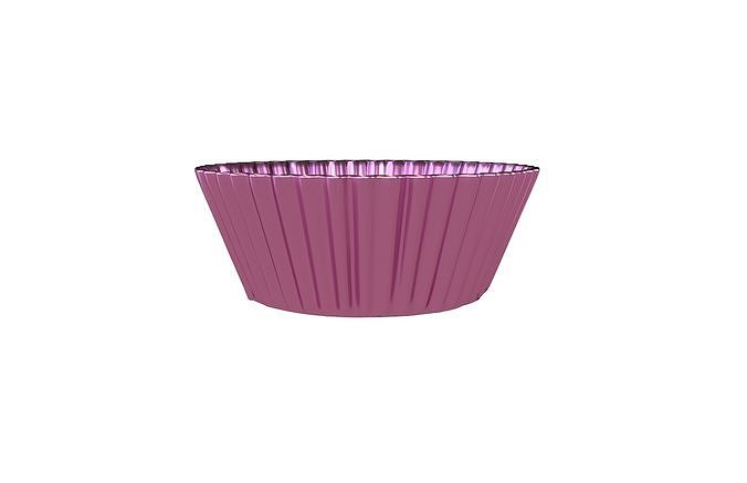 Cupcake Case v1 012 Low-poly 3D model 2