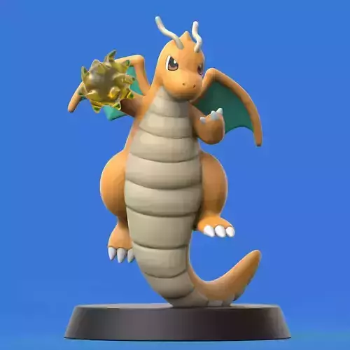POKEMON - DRAGONITE 3D print model