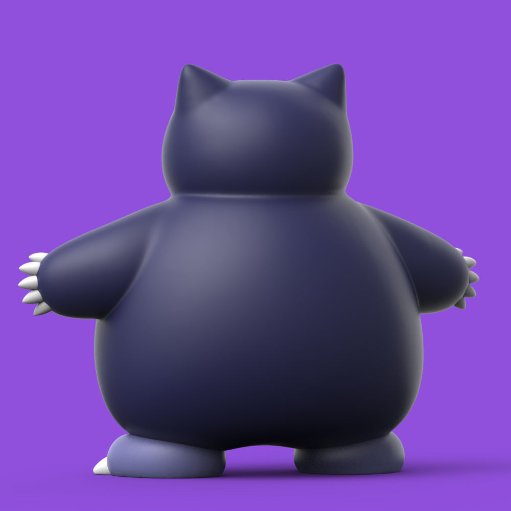 POKEMON - VENOM x SNORLAX 3D print model_2