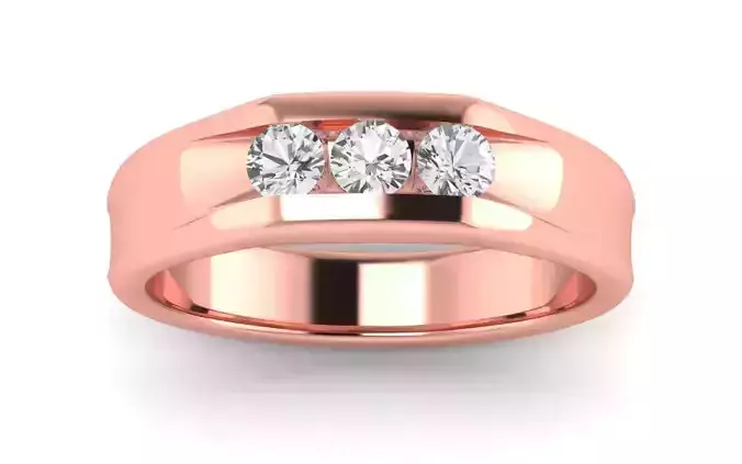 Solitaire Wedding Engagement Band Ring