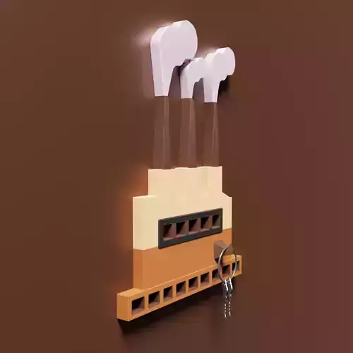 FACTORY KEY HOLDER 3D print model
