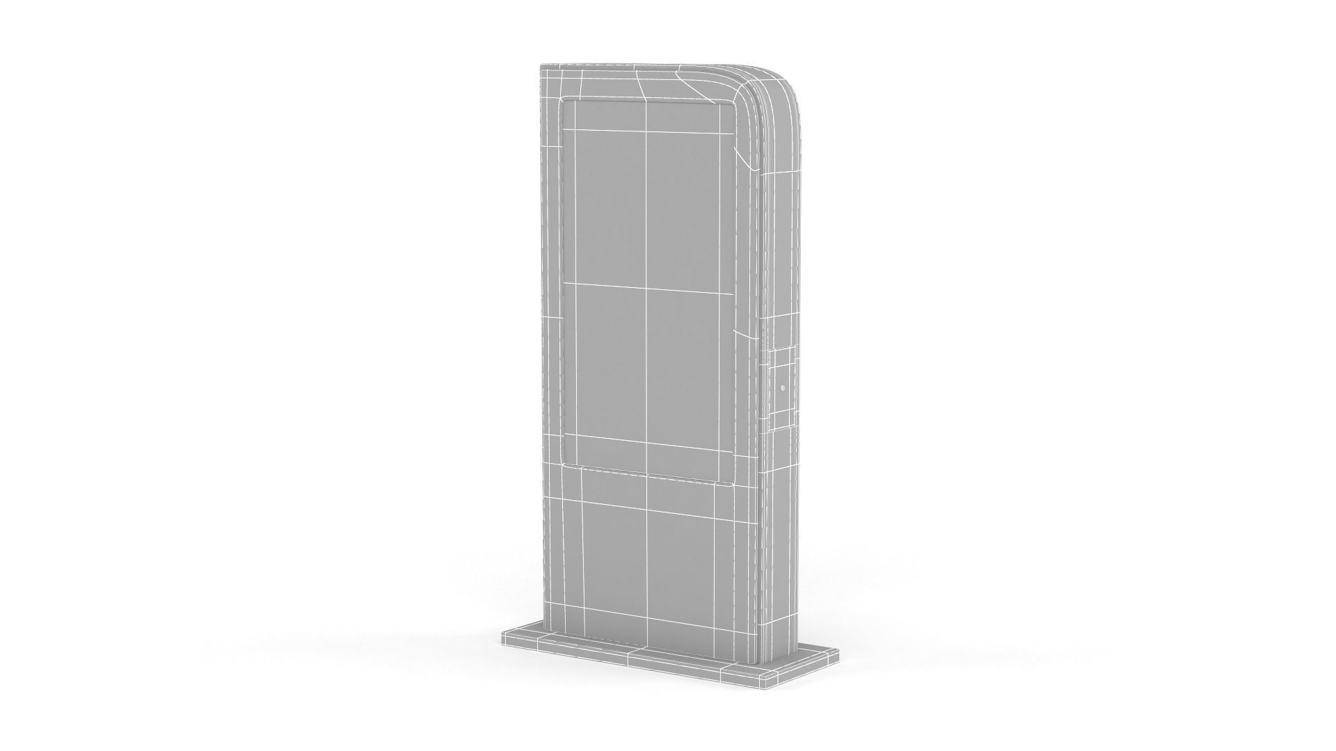 Electronic Kiosk 3D model_8