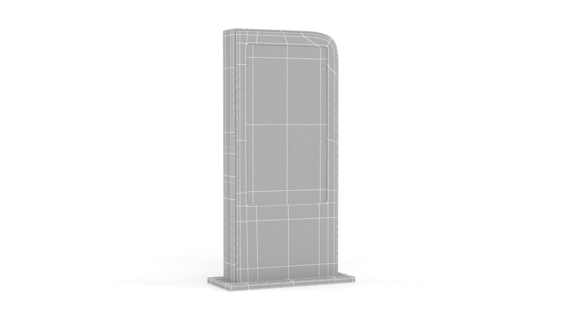 Electronic Kiosk 3D model_11